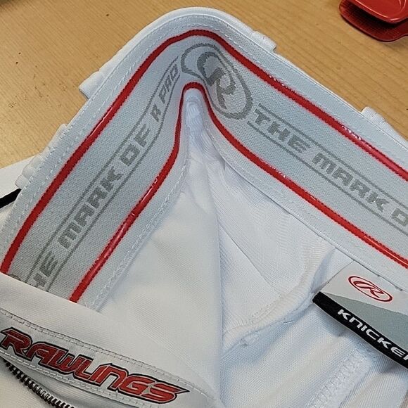 - Rawlings Pro-dri Knickers Baseball Knickers Youth Med with Black Stripe (1) - Picture 6 of 8